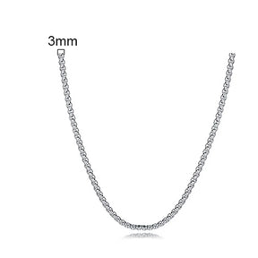 Round Box Chain for Men Boys,Gold Silver Black Plated Stainless Steel Chain Collars,Unisex Jewelry Gifts,18 to 30 Inch