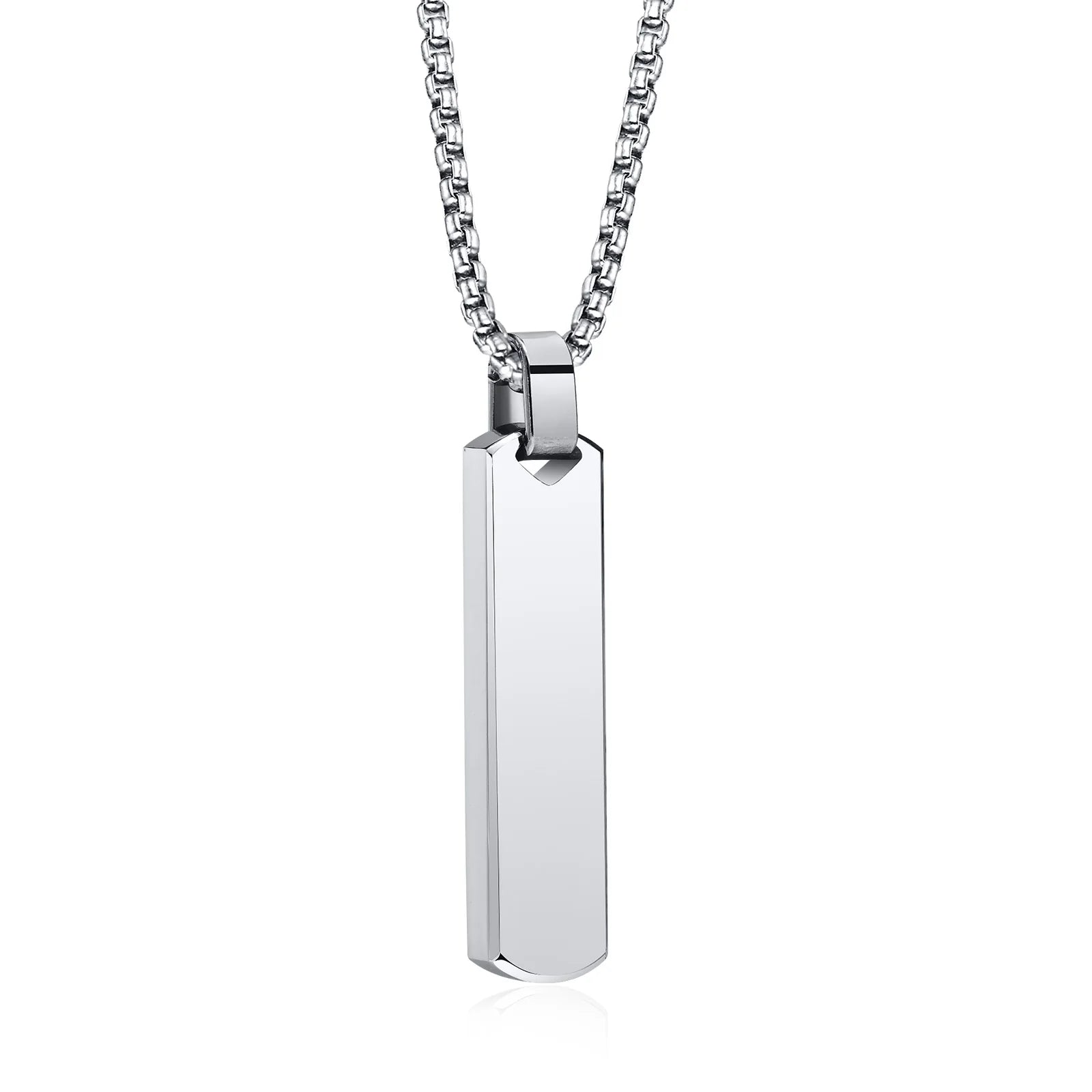 2pcs Vertical Layer Necklaces for Men Boys,Wateproof Stainless Steel Cuban Chain Collar,Stylish Men's Sweater Chain