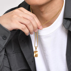 Colar Sunburst Square