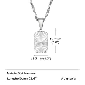 Colar Sunburst Square