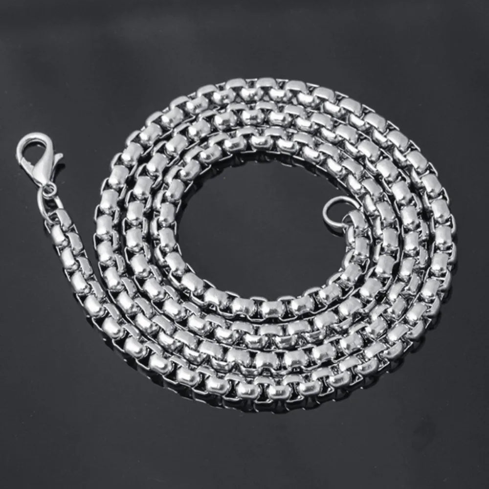 Stainless Steel Necklace, Street Fashionable Hip Hop Jewelry Accessories for Men, Father's Day Gift